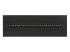 Invapo Insert 1200 Lareira embutida a vapor de água - Chama multicolorida, efeito 3D e controle por aplicativo, tanque de 2,4 l - 120 cm^ Lareira