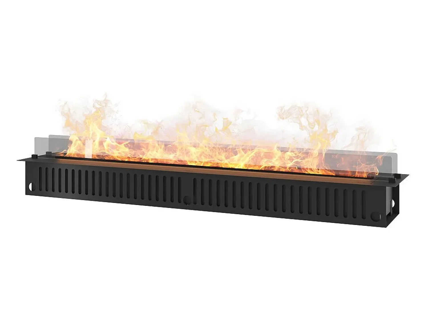 Invapo Insert 2200 Lareira embutida a vapor de água - Chama multicolorida, efeito 3D e controle por aplicativo, tanque de 4,8 l - 220 cm^ Lareira