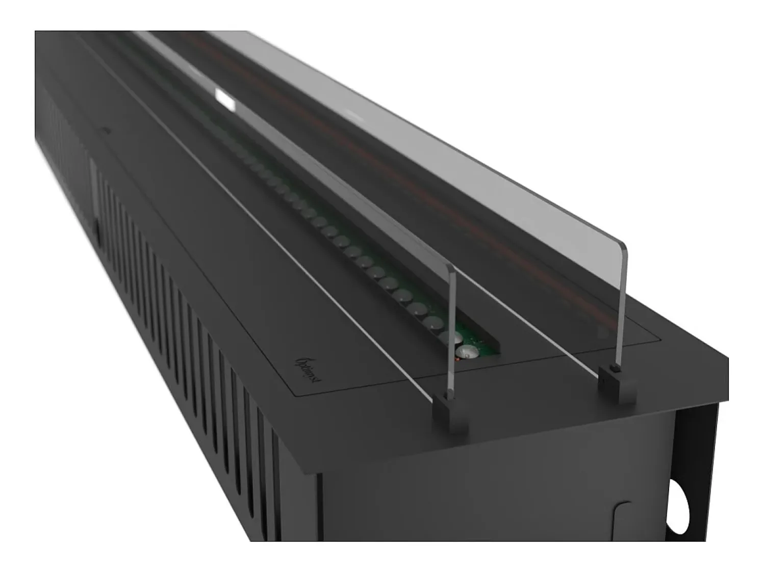 Invapo Insert 2200 Lareira embutida a vapor de água - Chama multicolorida, efeito 3D e controle por aplicativo, tanque de 4,8 l - 220 cm^ Lareira