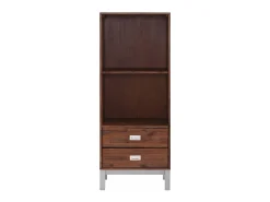 Biblioteca*Loft24 Kenya | Estante com 2 Gavetas em Madeira de Acácia Castanha Castanho