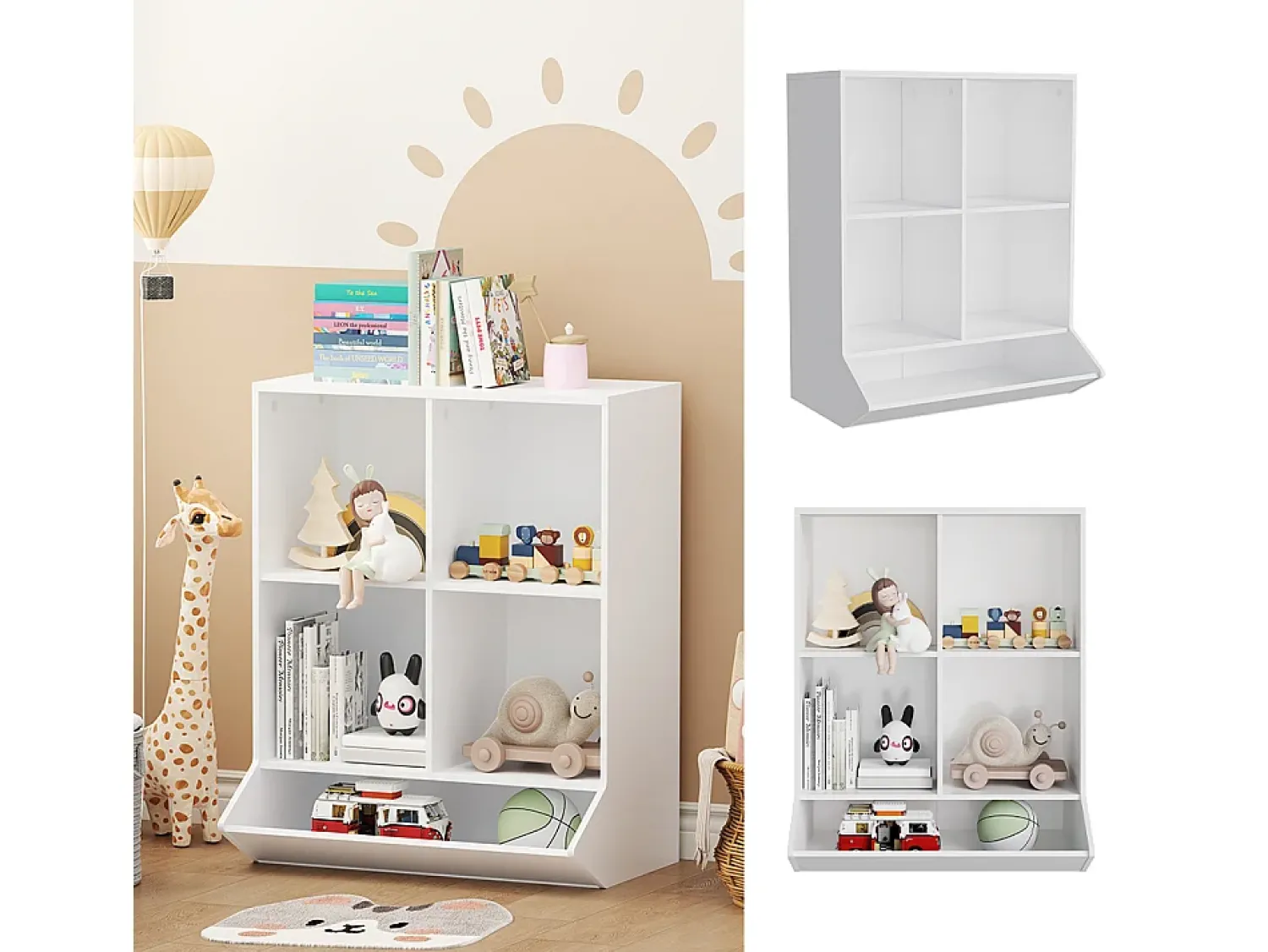 Prateleira|Vicco Kinderregal 65.5x31x82.5 conny Branco