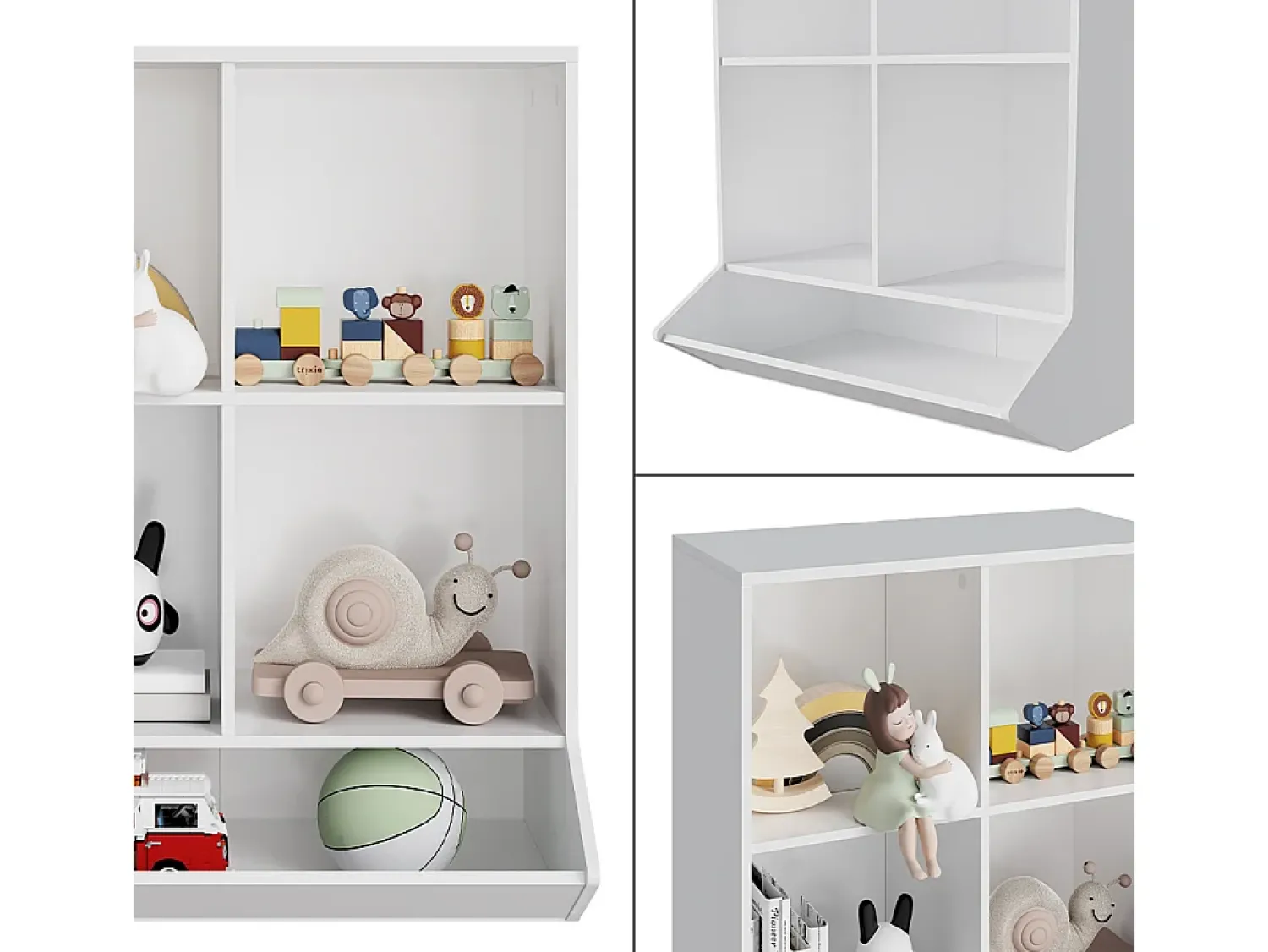 Prateleira|Vicco Kinderregal 65.5x31x82.5 conny Branco