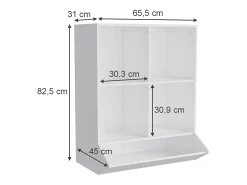 Prateleira|Vicco Kinderregal 65.5x31x82.5 conny Branco
