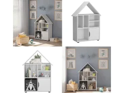 Prateleira|Vicco Kinderregal 71x32.1x112.2 estell Branco