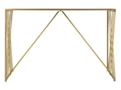 Consola* Kit para corredor em metal Dourado