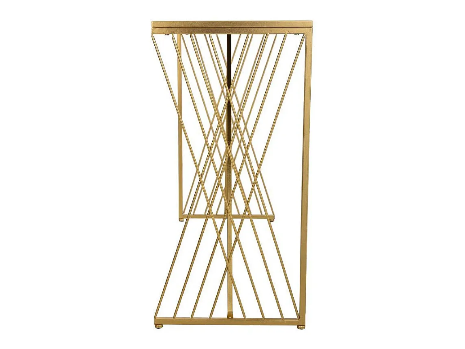 Consola* Kit para corredor em metal Dourado