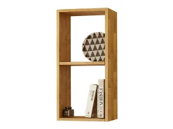 Biblioteca|Loft24 Kiwi | Estante combinada com secretária em branco Natural claro