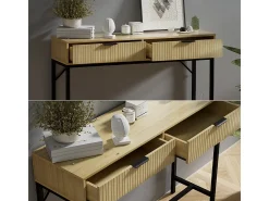 Consola|Vicco Konsolentisch carvalho 100x30x75 lennox Natural claro