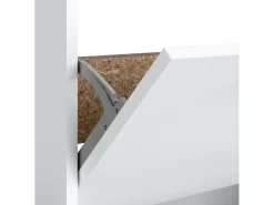 Loft24 Kosmo : Sapateira com 2 portas 1 gaveta em MDF MDF com aspeto de carvalho^ Móvel De Arrumação|Sapateira