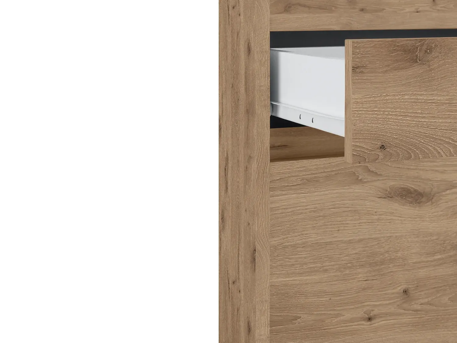 Best Loft24 Kosmo | Sapateira com 2 Portas e 1 Gaveta em Carvalho Castanho
