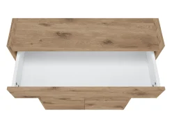 Best Loft24 Kosmo | Sapateira com 2 Portas e 1 Gaveta em Carvalho Castanho