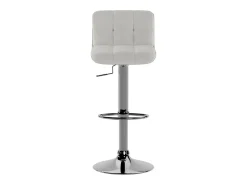 Banco*Homemania Kurt - Banqueta de couro ecológico - Conjunto de 2 peças Branco