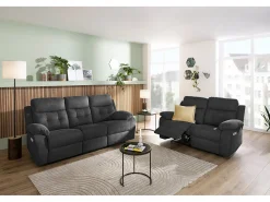 Sofá*Loft24 Lannilis | Sofá 2 lugares elétrico Cinzento