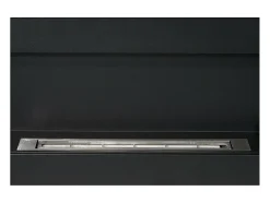 Lareira* Lareira a bioetanol de parede Siena L 90 x D 12 x H 40 Preto