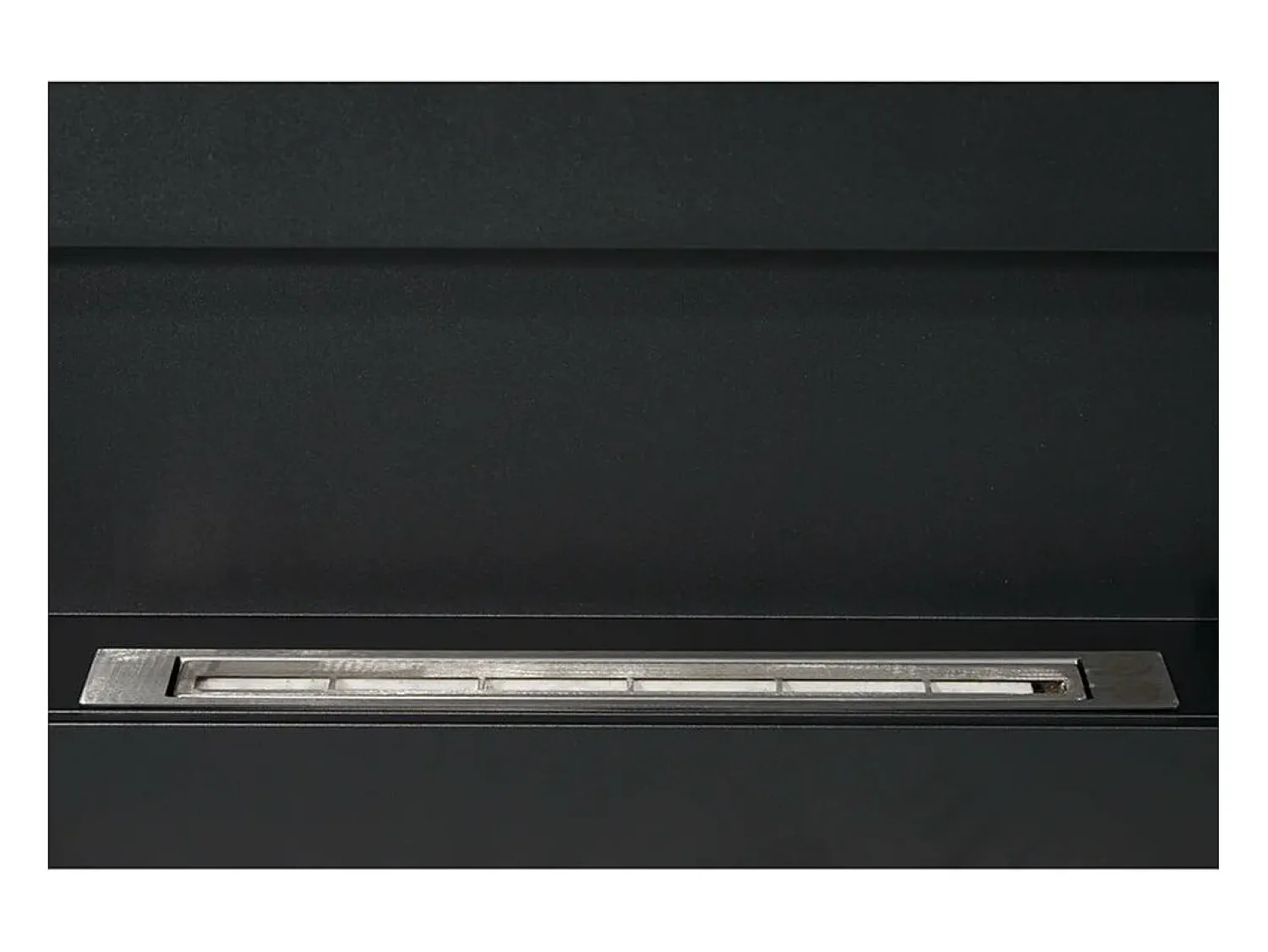 Lareira* Lareira a bioetanol de parede Siena L 90 x D 12 x H 40 Preto