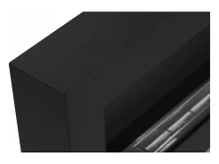 Lareira* Lareira a bioetanol de parede Siena L 90 x D 12 x H 40 Preto