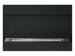 Lareira* Lareira a bioetanol de parede Siena L 90 x D 12 x H 40 Preto