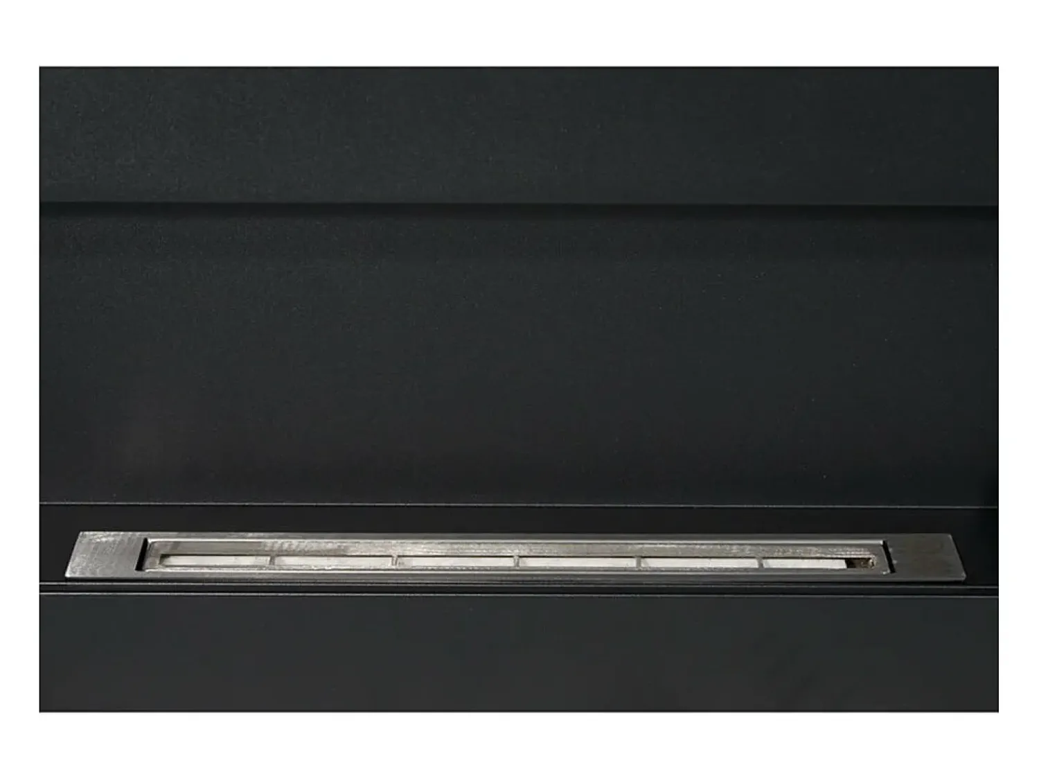 Lareira* Lareira a bioetanol de parede Siena L 90 x D 12 x H 40 Preto