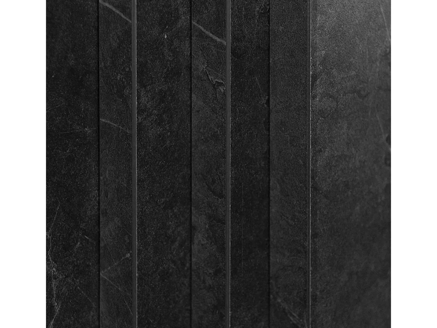 Lareira| Lareira a bioetanol de piso BELLINI em madeira com efeito mármore Fabricado na Itália L96 x D35 x H96 Preto