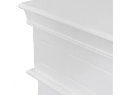 Lareira| Lareira a bioetanol de piso Cambridge em madeira branca 110x37x102h Branco