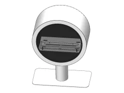Best Lareira a bioetanol Incyclorcle Stand - Biolareira de piso com design redondo d.70cm branca Branco