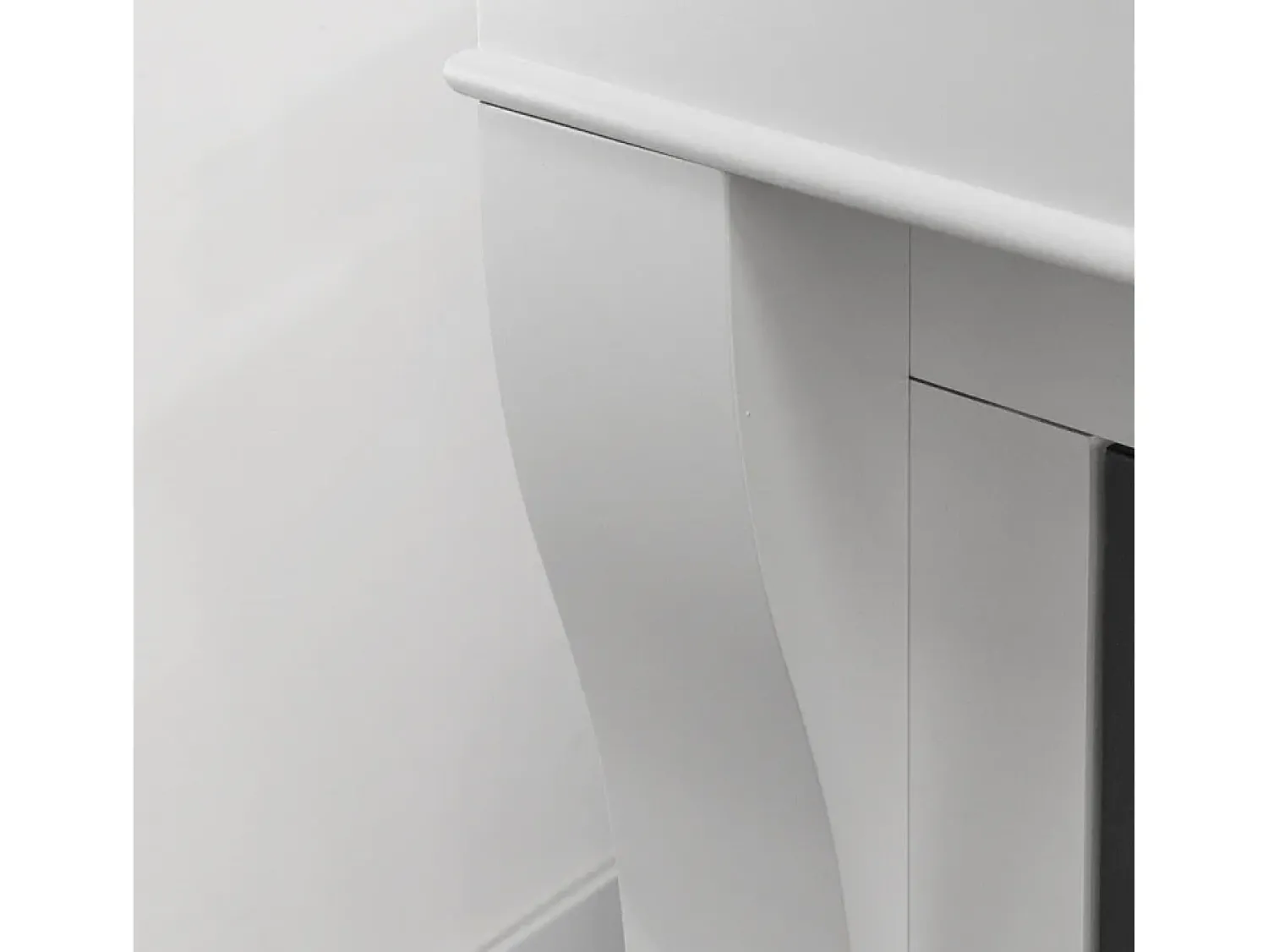 Lareira| Lareira bioetanol de piso WASHINGTON L111 x D43 x H99 Branco