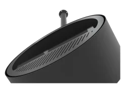 Lareira* Lareira bioetanol de teto suspenso Incyclorcle Slim - Biolareira de design redondo d.70cm Preto