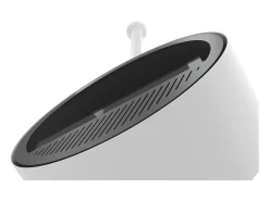 Lareira* Lareira bioetanol de teto suspenso Incyclorcle Slim - Biolareira de design redondo d.70cm Branco