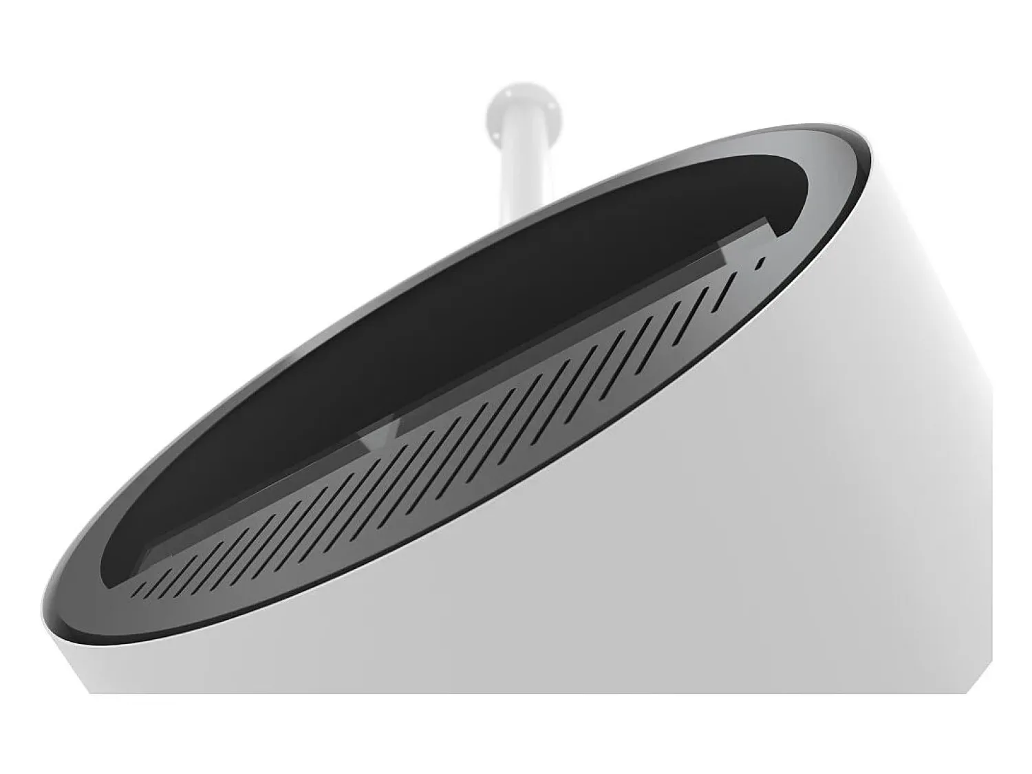Lareira* Lareira bioetanol de teto suspenso Incyclorcle Slim - Biolareira de design redondo d.70cm Branco