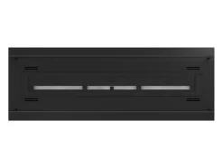 Best Lareira Bioetanol Embutida ou Independente Insert Black 1000 - Lareira Bioetanol Slim Black com Dois Painéis de Vidro, Tanque de 2L - 100cm Preto