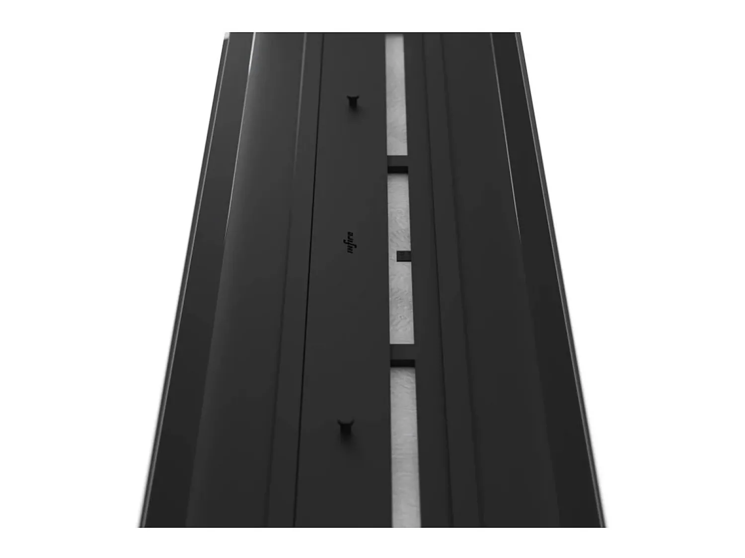 Lareira| Lareira Bioetanol Embutida ou Independente Insert Black 1200 - Lareira Bioetanol Slim Preta com Dois Painéis de Vidro, Tanque de 3L - 120cm Preto