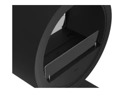 Lareira* Lareira de bancada a bioetanol Incyrcle Stand de 2 lados - Biolareira de design redondo com fachada dupla d.70cm Preto