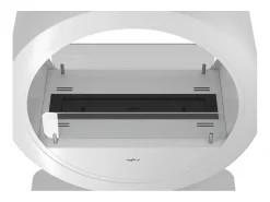 Online Lareira de bancada Incyrcle Stand 2 lados a bioetanol - Biolareira de design redondo com fachada dupla d.70cm branca Branco