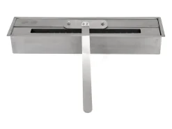 Lareira de canto a bioetanol piso de canto biolareira FORD L110 x D63 x H102^ Lareira