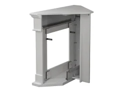 Lareira de canto a bioetanol piso de canto biolareira FORD L110 x D63 x H102^ Lareira