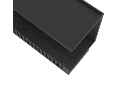 Hot Lareira de embutir Corner R1200 a vapor com chama multicolorida, efeito 3D e controle por aplicativo, tanque de 2,4 l - 120 cm Preto