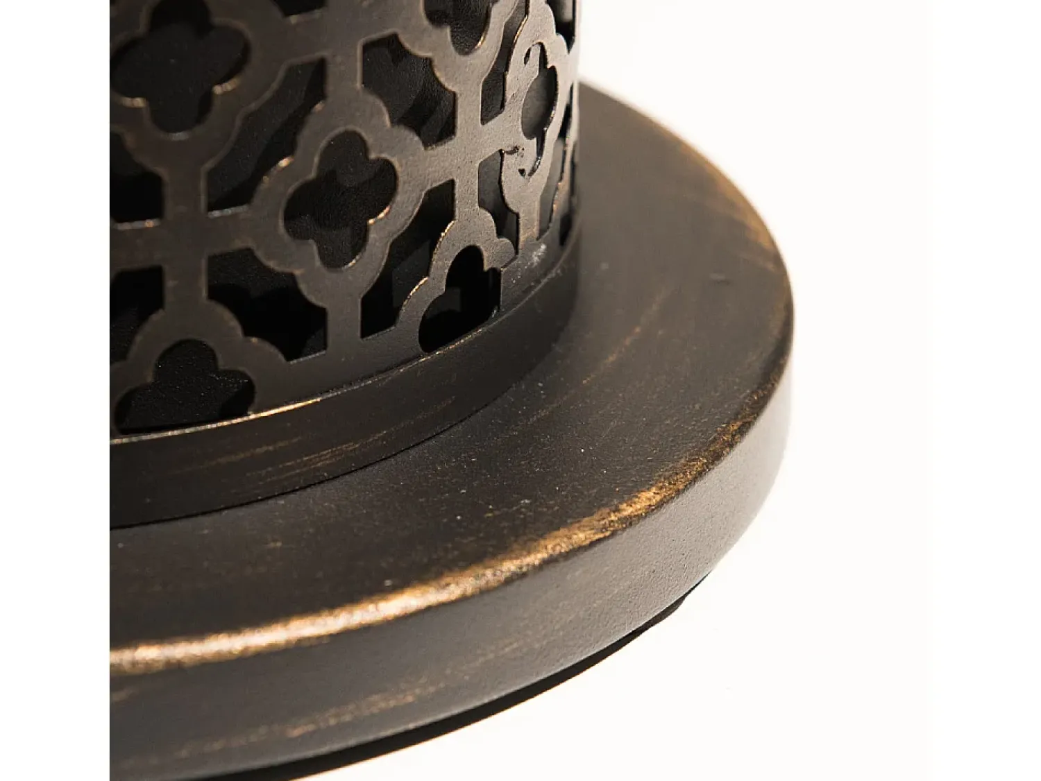 Discount Lareira de mesa TOLOSA Black Gold a bioetanol, dimensões D20 x A49,5, para uso interno e externo. Preto