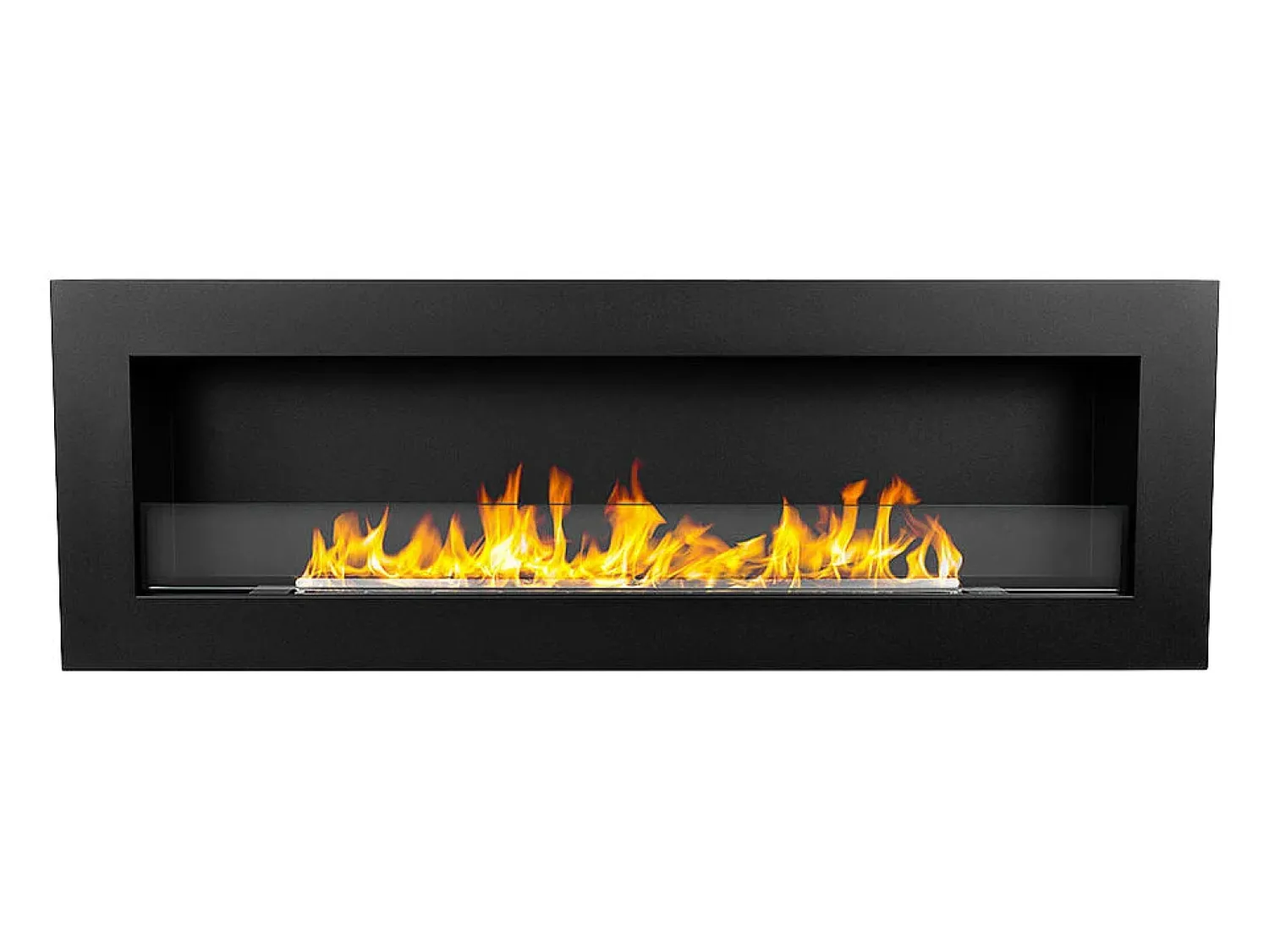 Clearance Lareira de parede a bioetanol bio lareira 120x40 SIENA 120 Preto