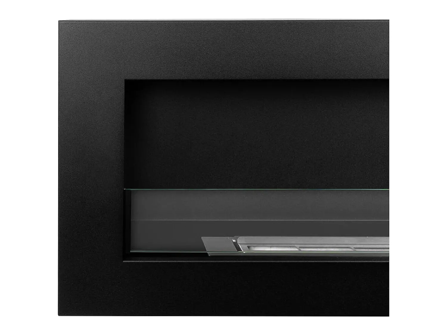 Clearance Lareira de parede a bioetanol bio lareira 120x40 SIENA 120 Preto
