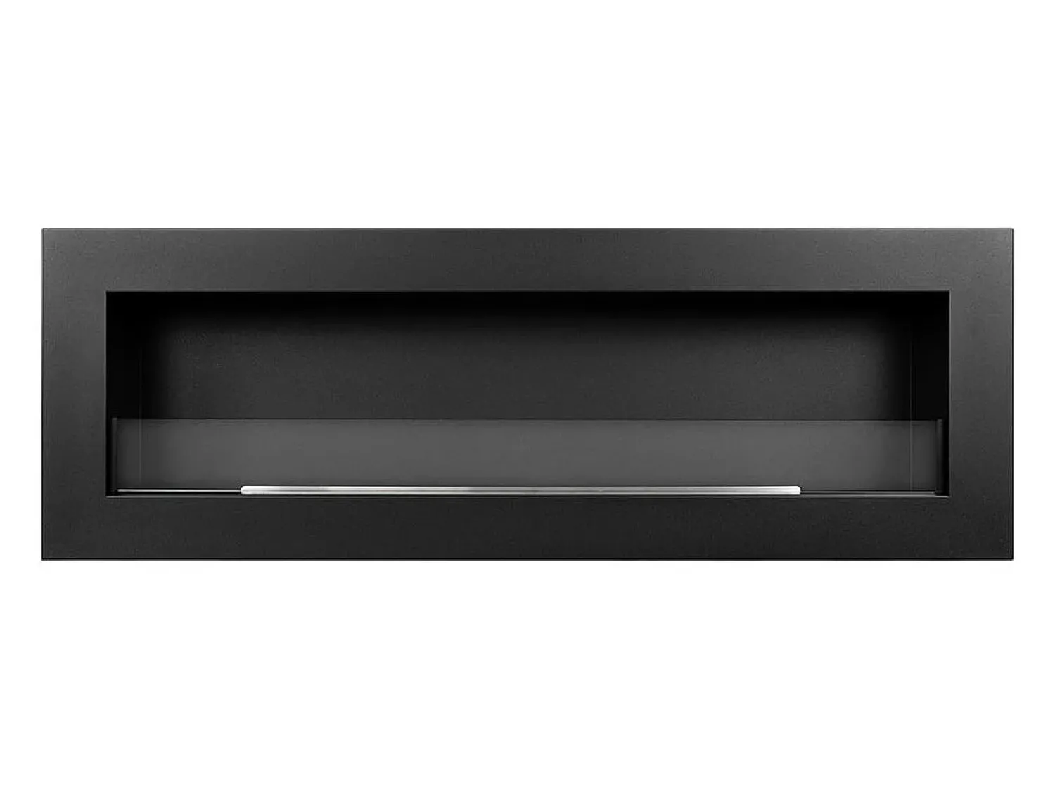 Clearance Lareira de parede a bioetanol bio lareira 120x40 SIENA 120 Preto
