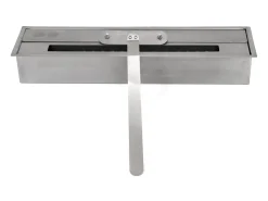 Lareira| Lareira de piso a bioetanol em madeira branca Fabricado na Itália Michelangelo 96x36x90h Branco
