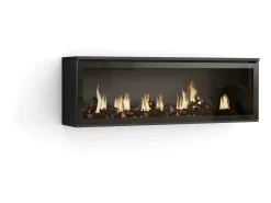 Hot Skraut Home Lareira eléctrica LED, 107x38x25cm, Sala de estar - Sala jantar, Lareira eléctrica, Preto