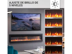 Lareira elétrica BALDERIA Agnes 60 - Lareira de parede ou embutida -^ Lareira