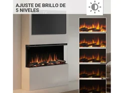 Lareira elétrica BALDERIA Athena smart 36 - Lareira embutida -^ Lareira