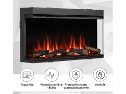 Lareira elétrica BALDERIA Athena smart 36 - Lareira embutida -^ Lareira