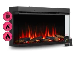 Lareira elétrica BALDERIA Athena smart 36 - Lareira embutida -^ Lareira