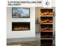 Outlet Lareira elétrica BALDERIA Atalanta 40 - Lareira embutida - Preto