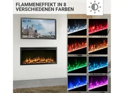 Outlet Lareira elétrica BALDERIA Atalanta 40 - Lareira embutida - Preto