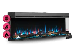 Lareira| Lareira elétrica BALDERIA Athena smart 60 - Lareira embutida - Preto