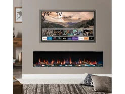 Lareira elétrica BALDERIA Athena smart 72 - Lareira embutida - Preta^ Lareira